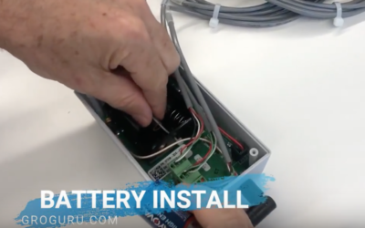 Installing the GroGuru Battery