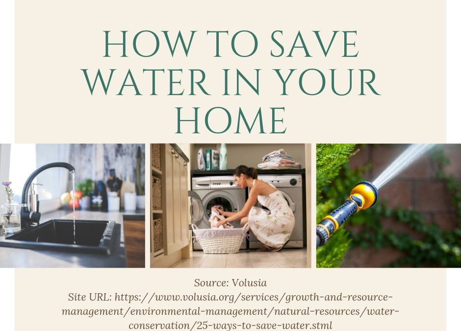 Save the Planet: How to Save Water in Your Own Home