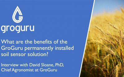 Benefits of the GroGuru Permanently Installed Soil Sensor Solution